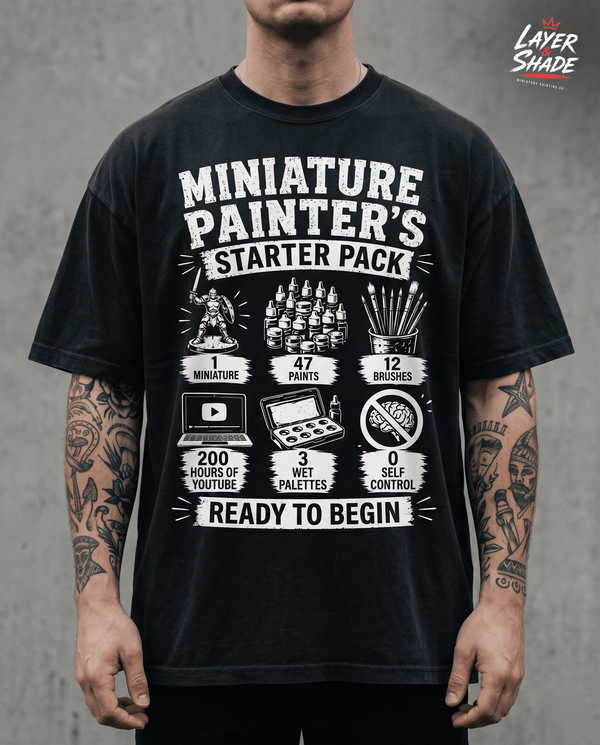 Tabletop Gaming & Mini Painting Tee, Funny Miniature Painting Gift