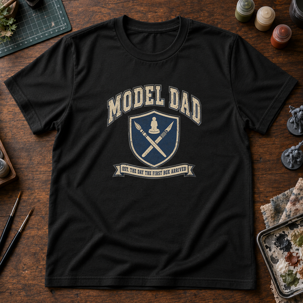 Model Dad Shirt Miniature Painting Dad Gift T-shirt
