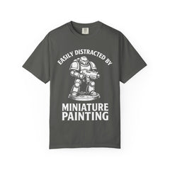 Easily Distracted By Miniature Painting T-Shirt | Funny Tabletop Hobby Tee | Mini Painter Gift — view 3