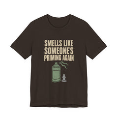 Smells Like Someone's Priming Again – Funny Miniature Painter Shirt — view 6