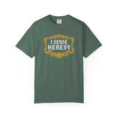 I Sense Heresy T-Shirt | Grimdark Gothic Tabletop Wargaming Tee | Funny Mini Painter Gift — view 3