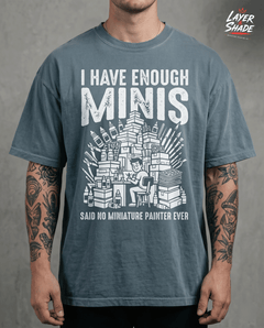 Funny Miniature Painting Budget Shirt Tabletop Gaming & Mini Painting Tee — view 4