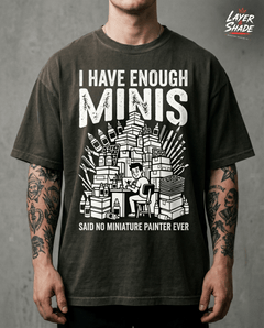 Funny Miniature Painting Budget Shirt Tabletop Gaming & Mini Painting Tee — view 2