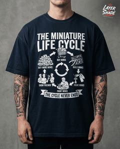 The Miniature Painter's Life Cycle Shirt  Funny Tabletop Gaming & Mini Painting Tee — view 5