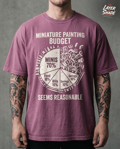 The Miniature Painter Budget Shirt  Funny Tabletop Gaming & Mini Painting Tee — view 3