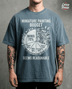 The Miniature Painter Budget Shirt  Funny Tabletop Gaming & Mini Painting Tee — view 4