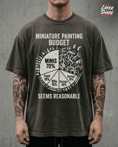The Miniature Painter Budget Shirt  Funny Tabletop Gaming & Mini Painting Tee — view 2