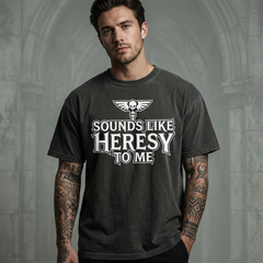 Sound Like Heresy T-Shirt for Wargamer Miniature Painting Tee — view 4
