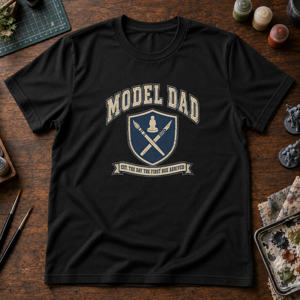 Model Dad Shirt Miniature Painting Dad Gift T-shirt