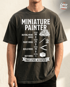 The Miniature Painter Level Up Shirt  Funny Tabletop Gaming Mini Painting Tee — view 5