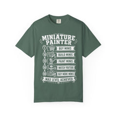 Miniature Painter Level Up T-Shirt | Funny Tabletop RPG Tee | Max Level Mini Painter Gift — view 4