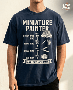 The Miniature Painter Level Up Shirt  Funny Tabletop Gaming Mini Painting Tee — view 4