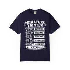 Miniature Painter Level Up T-Shirt | Funny Tabletop RPG Tee | Max Level Mini Painter Gift — view 5